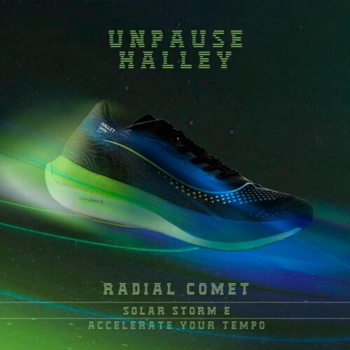 Halley Radial Comet